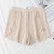 Mùa hè quần an toàn nữ chống thiếu nữ khe hở gợi cảm chống cháy nổ quần short phần mỏng không cuộn bên ngoài mặc quần legging - Quần short quần đùi big size cho nữ