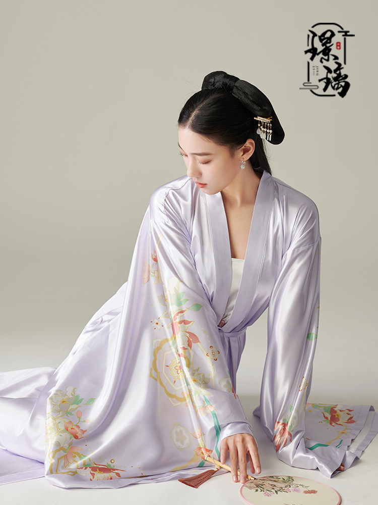 Jingli Original Spring Court] Chinese style bridal gown, ancient style pajamas, new Chinese style pajamas, bathrobes, Hanfu loose