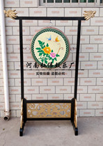 High-end painted gong and drum stand display drum viewing drum commercial performance drum props drum vertical drum stand drum