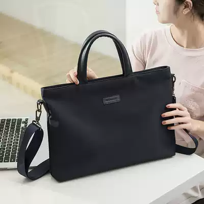 Men and women business portable pen bag official document information business file bag professional commuter carrying shoulder bag