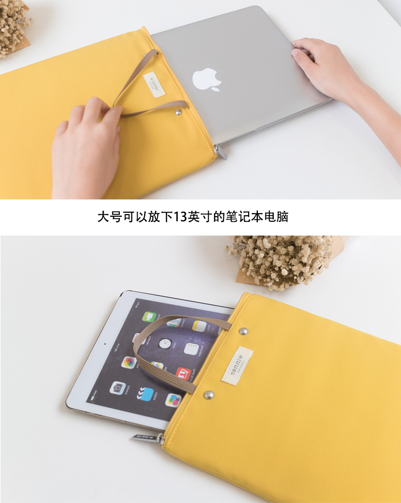 Sleeve Túi đựng cú sốc dày táo 9,7 inch ipad Tablet gói máy tính macbook túi 13,3 inch - Phụ kiện máy tính bảng bàn phím cho ipad air
