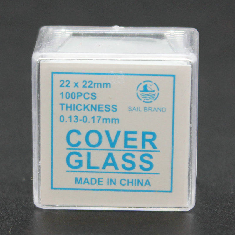 Sailing Microscopy Accessories 22X22mm cover sheet 100 sheet