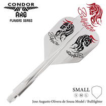 CONDOR Jose De Sousa AXE CONDOR dart hand transparent small square one dart tail