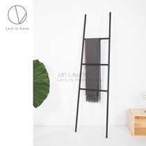 High-end clothing store shelf scarf shelf floor display rack upper wall home storage rack simple fashion decoration rack