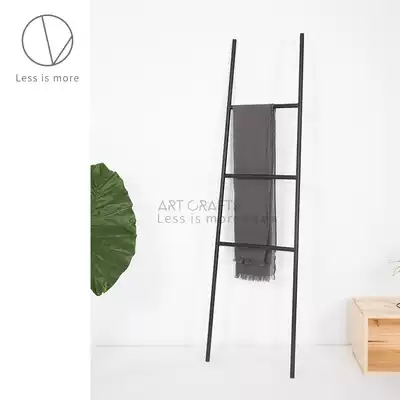 High-end clothing store shelves Scarf shelves floor-to-ceiling display shelves on the wall household storage shelves simple fashion decorative shelves