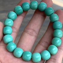 High - ceramic turquoise old string 12mm mans single - lap bracelet green blue one - fold Hubei mine area straight hair