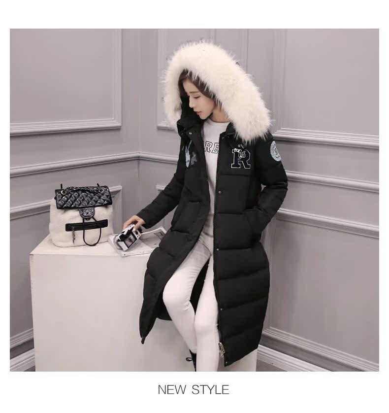 Ưu đãi đặc biệt quần áo bà bầu cotton mùa đông nữ phiên bản Hàn Quốc của phần dài áo cotton rộng kích cỡ rộng áo khoác cotton dày áo khoác thai váy bầu mùa hè