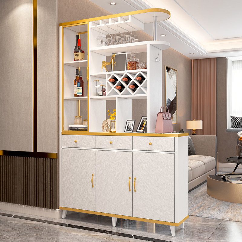 Entrance cabinet partition cabinet wine cabinet modern minimalist door cabinet decorative cabinet hall cabinet living room shoe cabinet double-sided screen cabinet