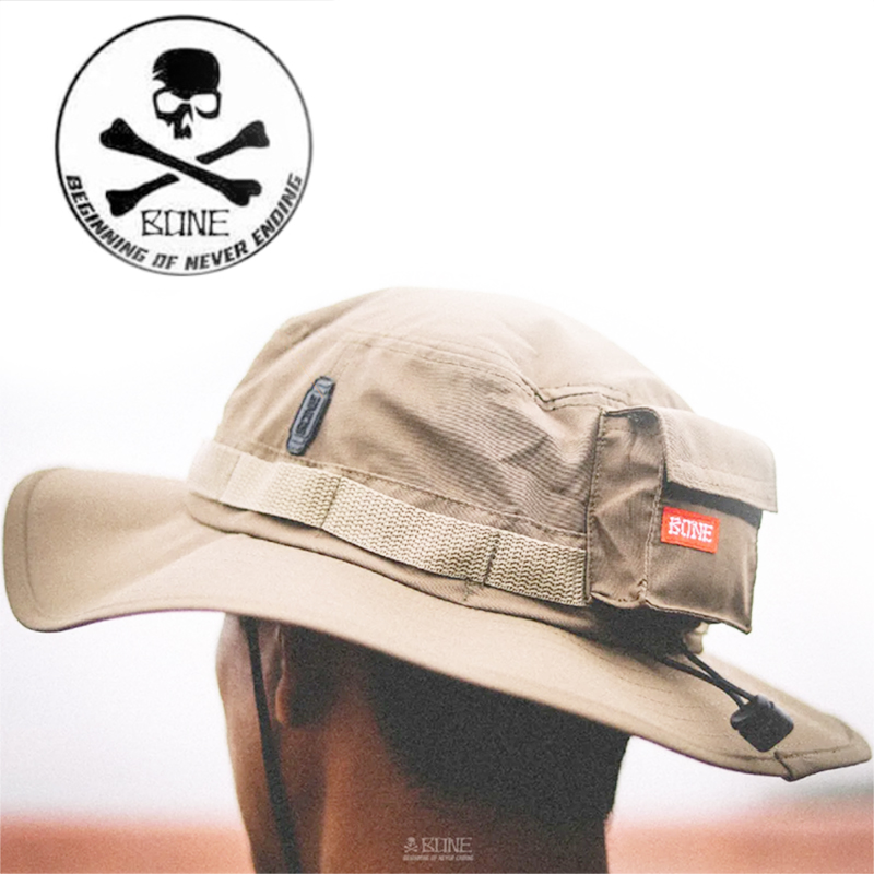 BONE Bones New Outdoor Sunscreen Cap Waterproof Fisherman Cap Multifunctional Sunscreen Quick Drying