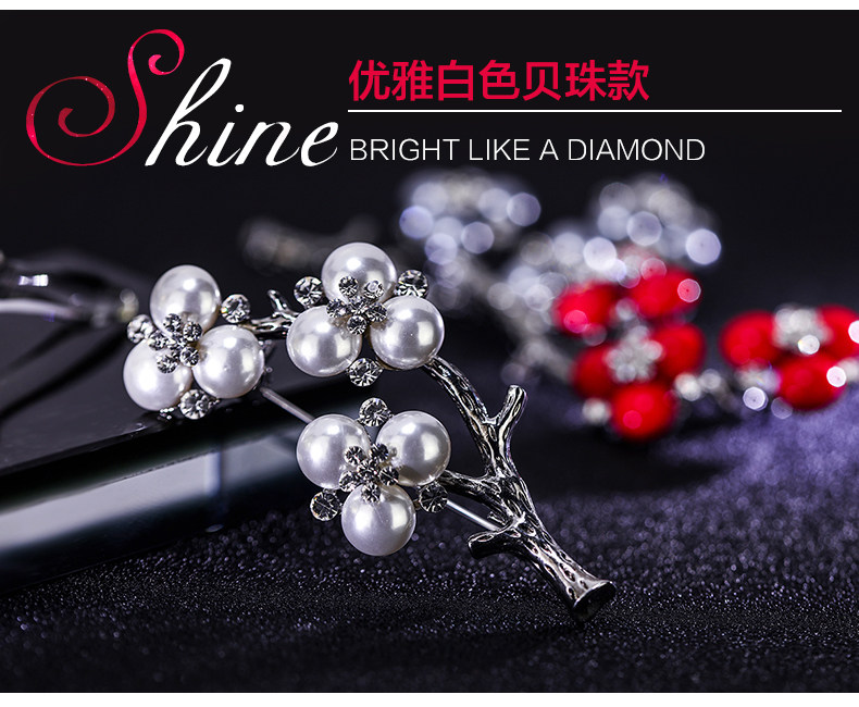 Broche femme CAROMAY en Nacre - Ref 1173708 Image 16