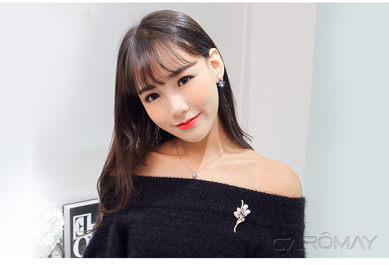 Broche femme CAROMAY en cristal artificiel - Ref 1174181 Image 16