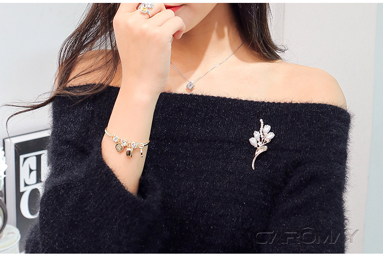 Broche femme CAROMAY en cristal artificiel - Ref 1174181 Image 17