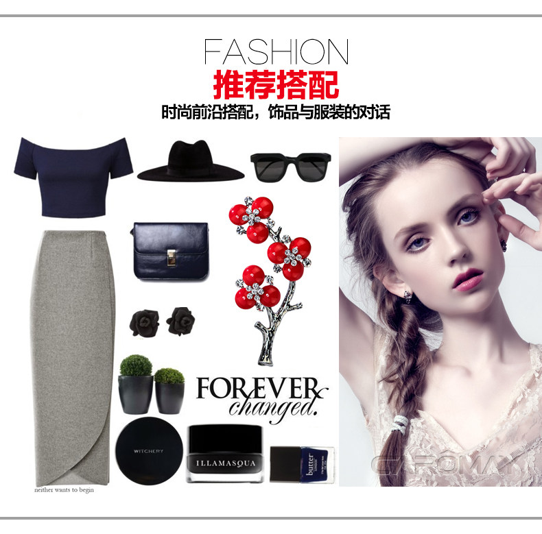 Broche femme CAROMAY en Nacre - Ref 1173708 Image 21