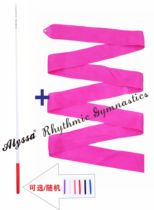ALYSSA Professional Artistic Gymnastics Ribbon Suit-Monochrome 4 m 4 m 5 m 6 m Optionnel Photographié Notes