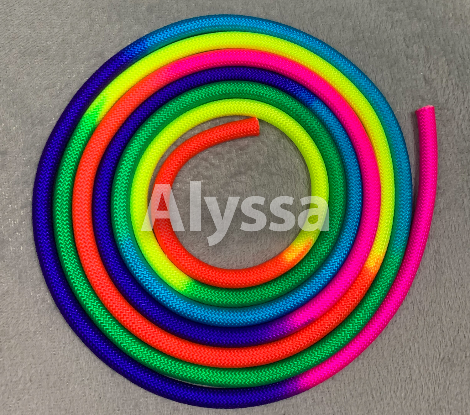 Alyssa Rhythmic Gymnastics Rope-Nylon Rope 3m-SN01 Multi-colored