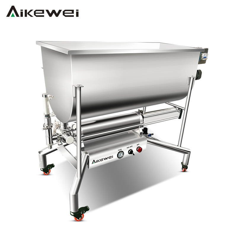 Ekeway Semi-automatic Sauce Type Filling Machine Manufacturer Direct Selling Chili Oil Peanut Butter Bean Paste Bean Paste Granules