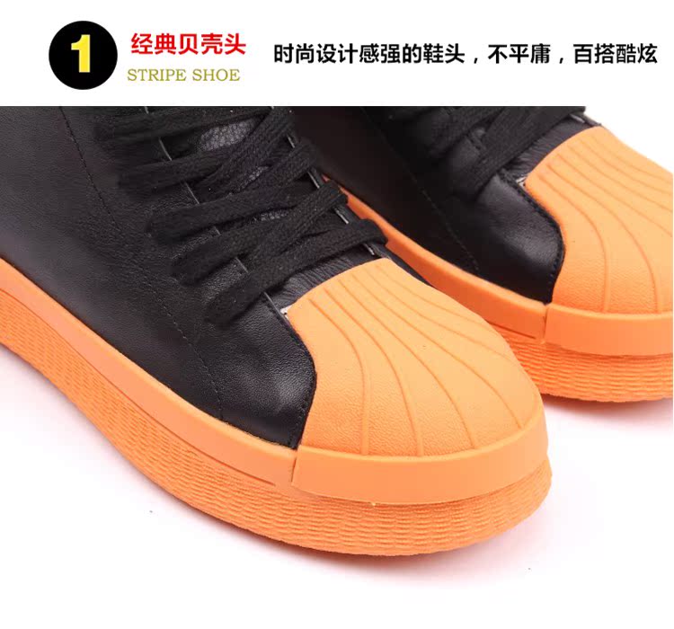 Giày cao gót nữ 2019 mới xuân châu Âu vỏ sò bánh xốp đế dày giày nữ phiên bản Hàn Quốc của giày thủy triều hoang dã - Giày cao gót giày nữ sneaker