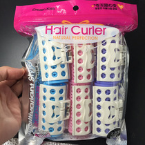 Bangs curling barrel artifact does not hurt hair air bangs curler plastic pear flower self-adhesive hair curler six packs
