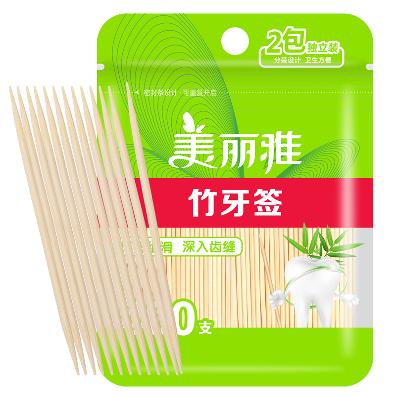 Beautiful Yarbagged Toothpicks 400 Only Loaded Double Head Bamboo Kitchenette With Clean Tooth Stitches A Toothless Stick Home Fruit Sign