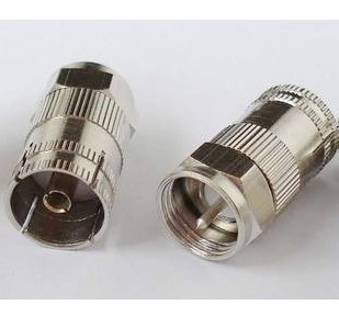F-head TV female to F-head thread Cable TV plug to set-top box plug 75Ω female to imperial