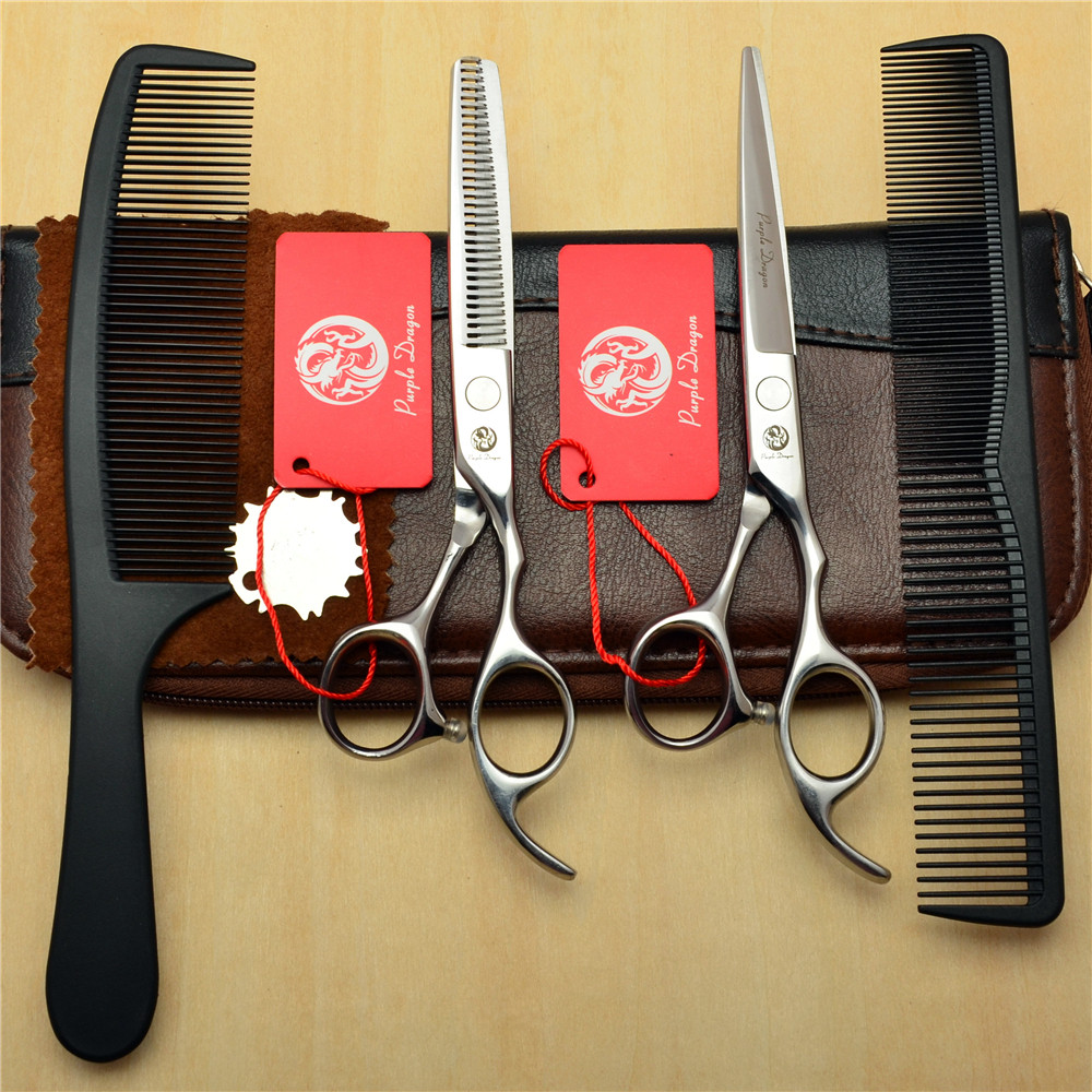 Zilong Haircut Scissors Hair Salon Household Hairdressing Scissors Flat Cut Hair Cut Liu Hai Scissors Straight Cut Teeth Scissors Thinning Set