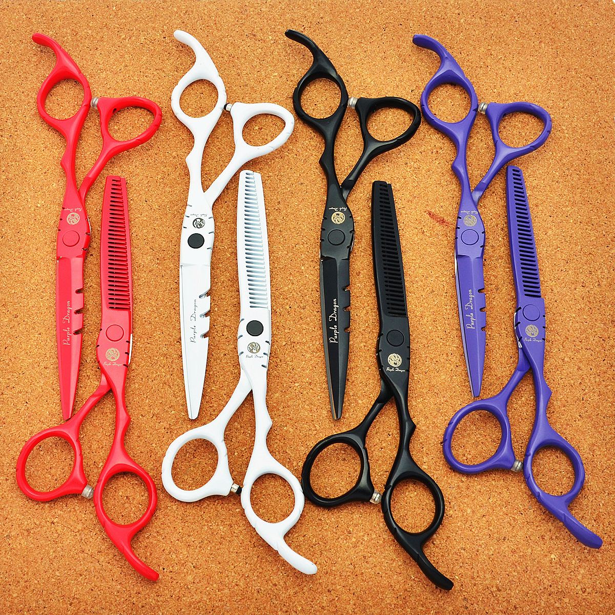 Zilong Haircut Scissors Hairstylist 6 Inch Flat Cut Liu Hai Thin Cut Teeth Cut Broken Hair Adult Hairdressing Scissors Set