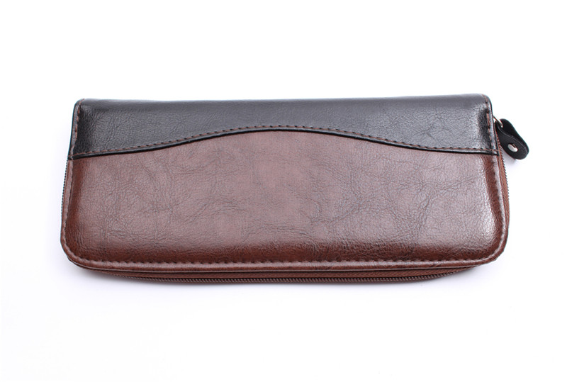 Leather hairdressing scissors bag single-handed double-handed scissors storage bag management kun scissors foreskin bag custom logo