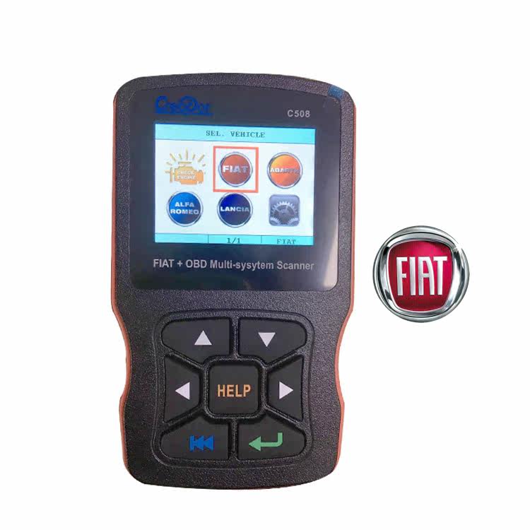 2017 New Creator C508 FIAT OBDII EOBD Multi-System Scanner