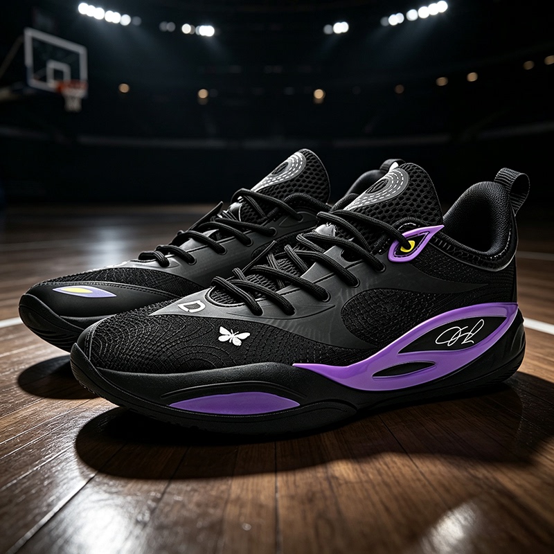 Russell Second-Generation Basketball Shoes with Mesh Surface, Breathable, Non-Slip, Air-Cushioned, Rebounding Sneakers with Carbon Plate and Sound Features, Student Sports Shoes