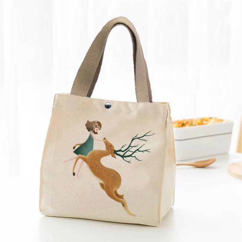 Small handbag light to work canvas handbag female summer bag handbag handbag with mother and mother go out and carry bag