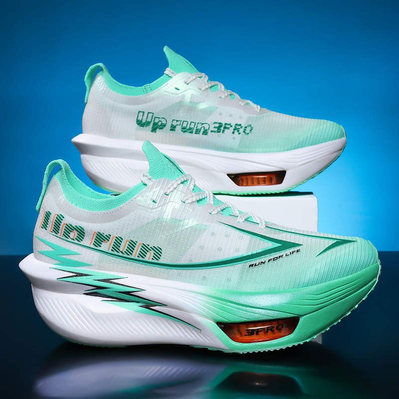 Up Run Extraordinary Arrow 3.0 Pro Running Shoes Full-Length Carbon Plate Racing Double Air Cushion Running Shoes Youth Sports Shoes