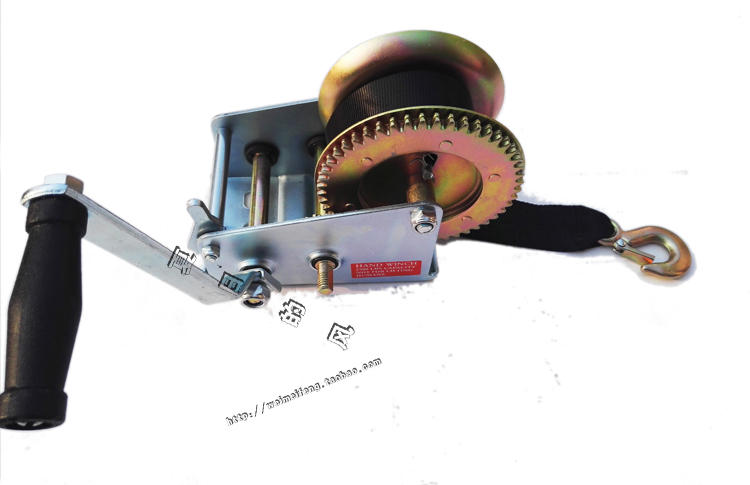 Yacht Motorboat Manual trailer Parts Marine Manual Winch Tractor Webbing winch 2500 lbs
