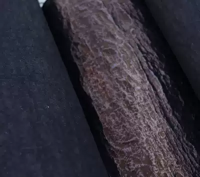 Dong cloth black cloth cloth hand woven cloth coarse cloth egg white cloth Guizhou minority old cloth grass dyed ancient cloth grass and wood dyed ancient cloth width 36cm