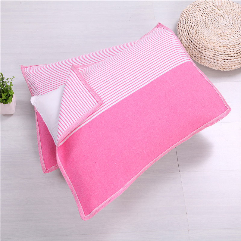 Một cặp của thô mat bông khăn cũ dày gối bìa scrim khăn đa (hai cài đặt) không chạy xung quanh - Khăn gối vỏ gối anime