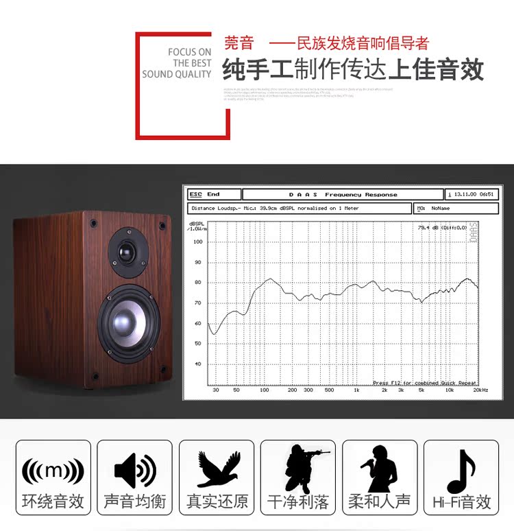 loa hát karaoke hay nhất Wanyin 4 inch loa hai chiều thụ động bao quanh máy tính để bàn kệ sách máy tính âm thanh bass âm thanh nhà và video sản phẩm mới loa âm trần apu csb20