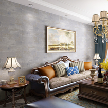 High-grade thick jacquard Nordic modern simple solid color living room TV background wall seamless wall cloth Bedroom plain wall cloth