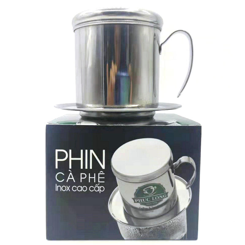 Vietnam PHUC LONG Stainless Steel Press-Pressure Free Strainer Drip Coffee Pot Flush Beverage Filter God
