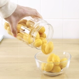 Пластиковый танк пластиковая еда -Обновление домашних прозрачных кухонных закусок холодильника коробка хранения зерна