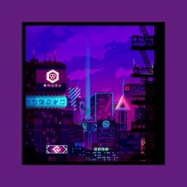 Tokyo Shibuya Neon citypop Steam Posebo Punk Japan City Street City Night View Decorative Painting