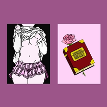 Japanese Harajuku steam wave comics beautiful girl vintage two-dimensional old manga decoration small poster stickers room