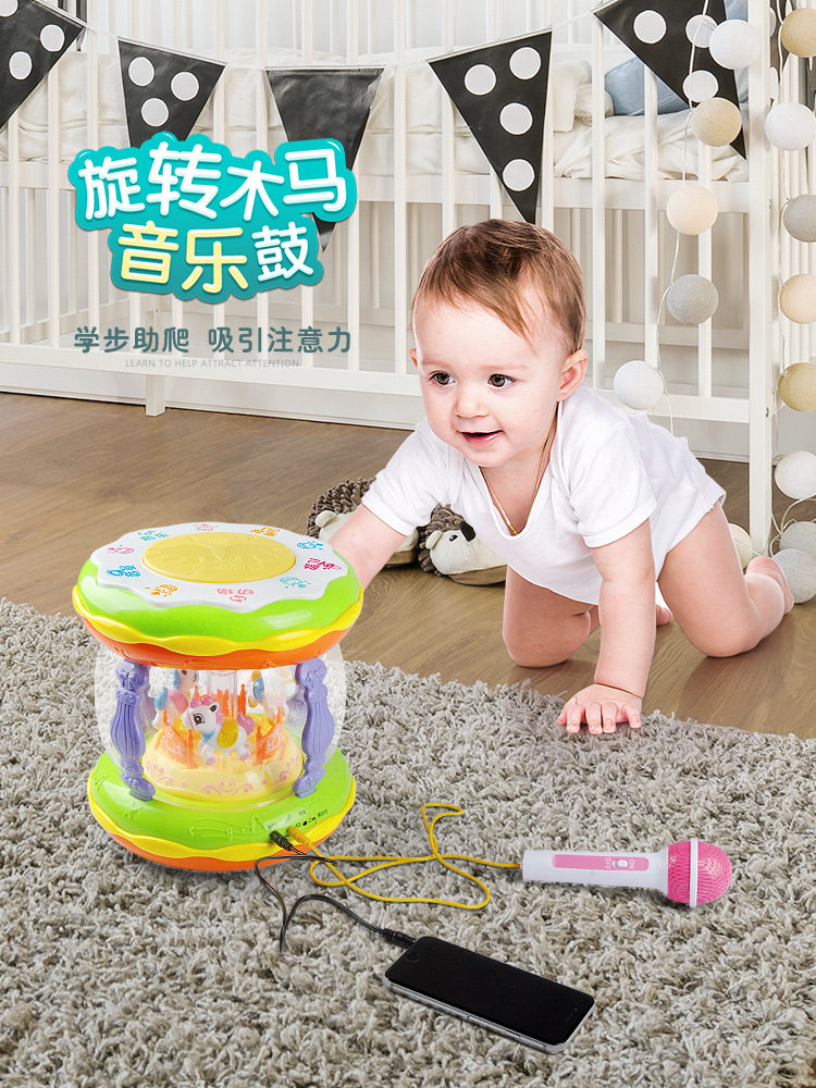 Вращающийся троянский музыкальный барабан_10