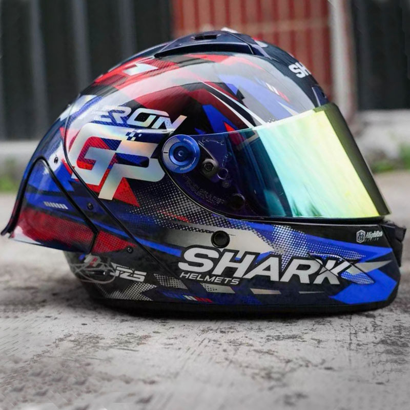 Shark Lorenzo Racing Carbon Fiber Race R Pro Gp Large Spoiler Motorcycle Helmet Full Face Helmet