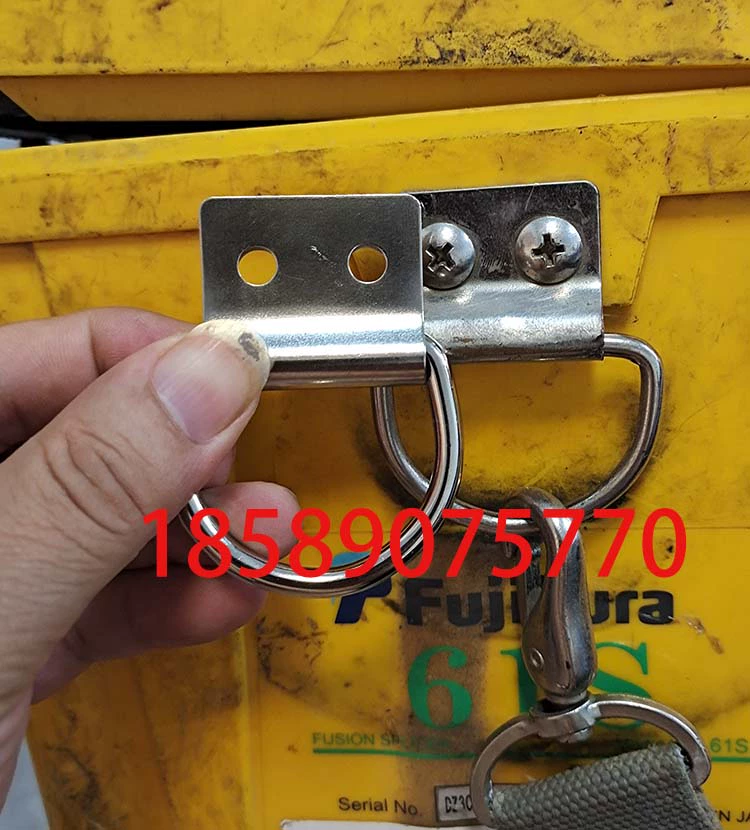 lc fast connector Free Shipping FSM 60S 70S 61S 62C 80S 70R 80C Fusion Splicer Yellow Carrying Box Handle Buckle Belt Accessories sc fast connector