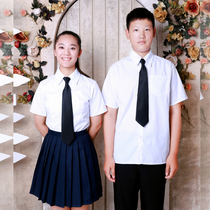 Japanese JK uniform Junior high school student uniform Sailor uniform British College style mens and womens class uniform Long dress performance suit