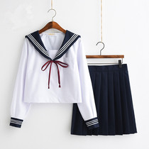 Japanese Kansai lapel high-end jK uniform Sailor suit Long-sleeved student suit Autumn and winter female college style school uniform class uniform
