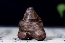 Natural follow-shaped Dalakan agarwood sunken water grade pendant female mens wooden pendant antique necklace small pendant orphan