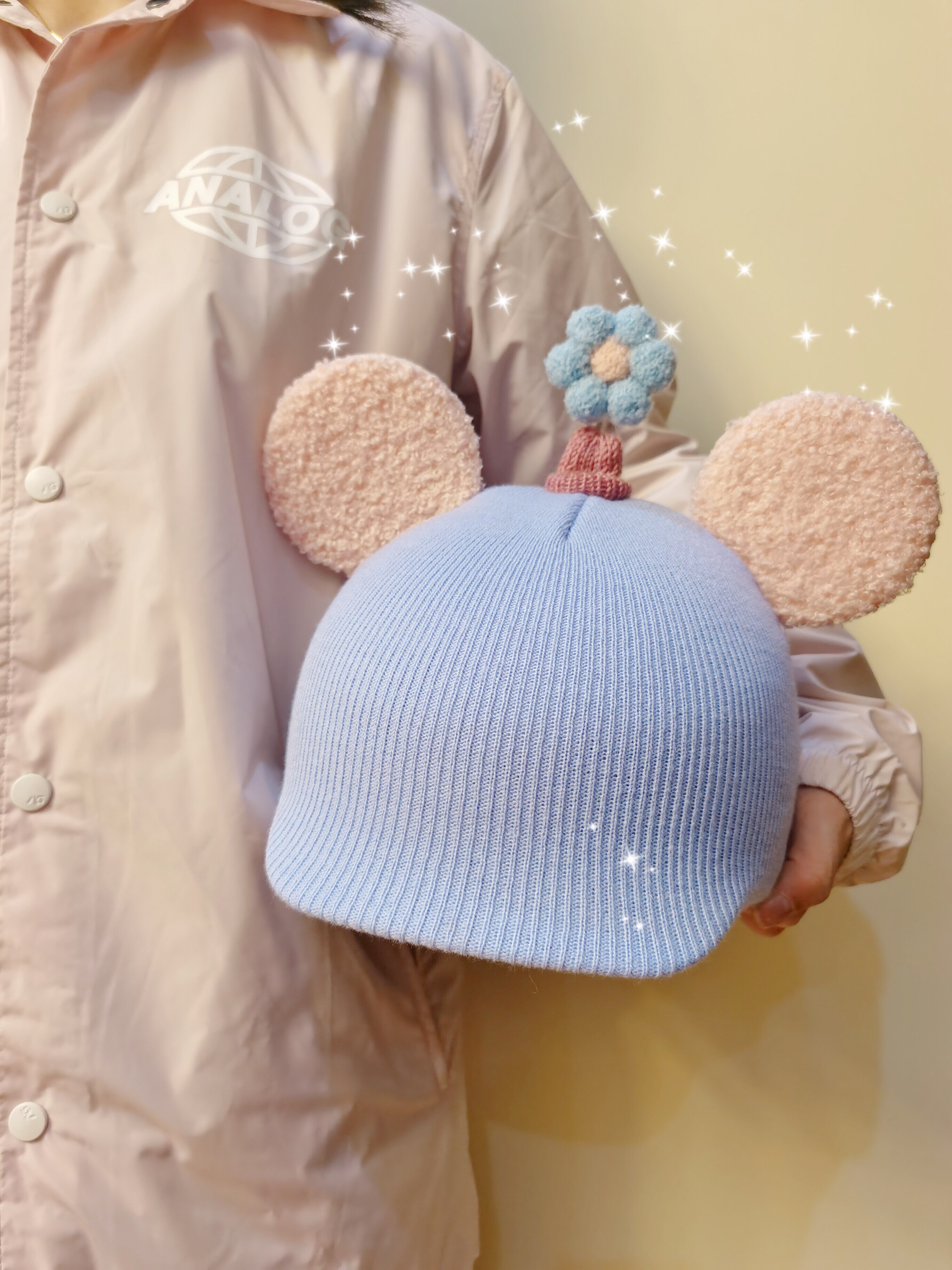 Small Flowers Single Double Board Ski Skating Glider Electric Car Safety Helmet Hood Helmet Hood Personality Sweet And Cute