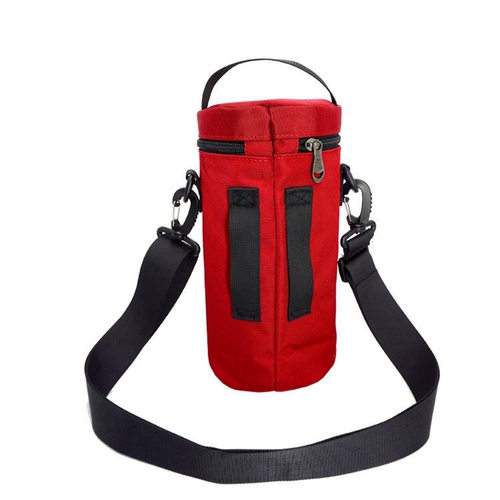 户外骑行登山旅行单肩斜挎手提大水壶包手机包水杯套便携保温杯套