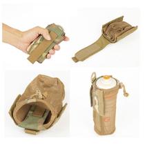 Outdoor Kettle Bag Bagging Folded Containing Kettle Mesh Bag Insulated Water Glass Bag Waist Hanging Double Shoulder Bag Accessories Bag