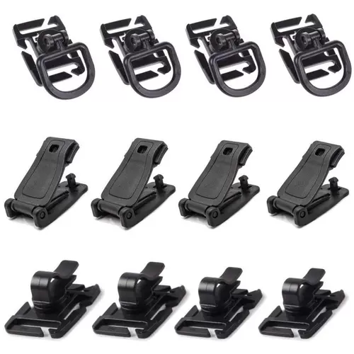 Система MOLLE, универсальный зажим для водопроводной трубы, трубка для мешка с водой, детская сумка, пряжка, брелок, зажим для фонарика, аксессуары для рюкзака